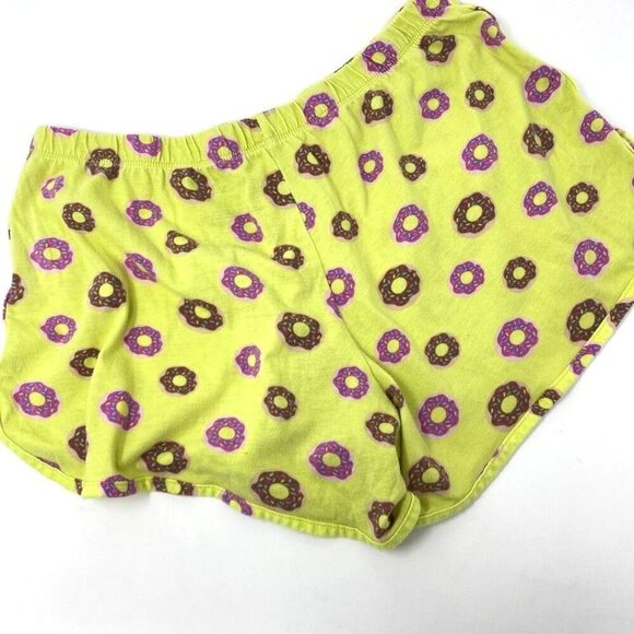 Target Xhilaration Sleep Shorts Sprinkle Donut Print Size Medium Lime Green B7 - Picture 5 of 6